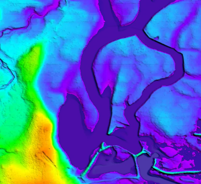 Water depth analysis for flooded timber from aerial LiDAR